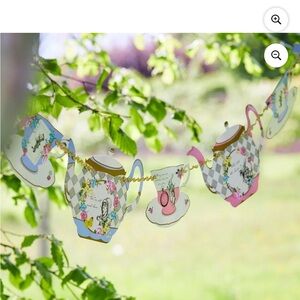 Floral Teapot Party Garland